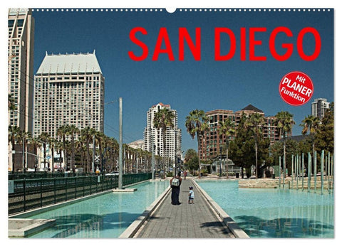 San Diego (Wandkalender 2027 DIN A2 quer), CALVENDO Monatskalender