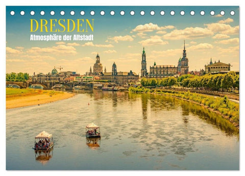 Dresden, Atmosphäre der Altstadt (Tischkalender 2026 DIN A5 quer), CALVENDO Monatskalender