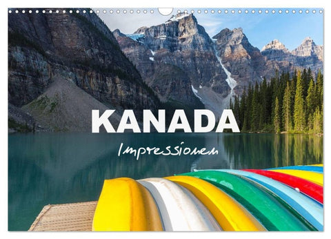 Kanada - Impressionen (Wandkalender 2027 DIN A3 quer), CALVENDO Monatskalender