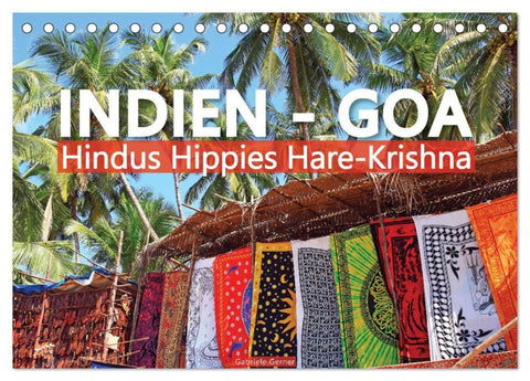Indien - Goa Hindus Hippies Hare-Krishna (Tischkalender 2027 DIN A5 quer), CALVENDO Monatskalender
