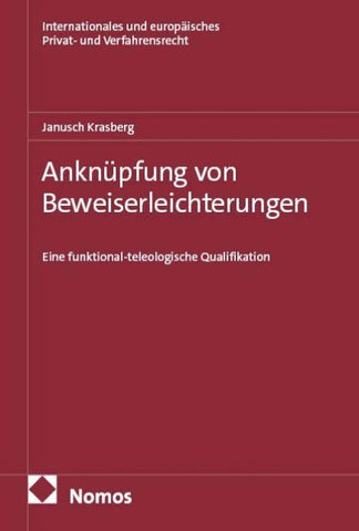 Anknüpfung von Beweiserleichterungen