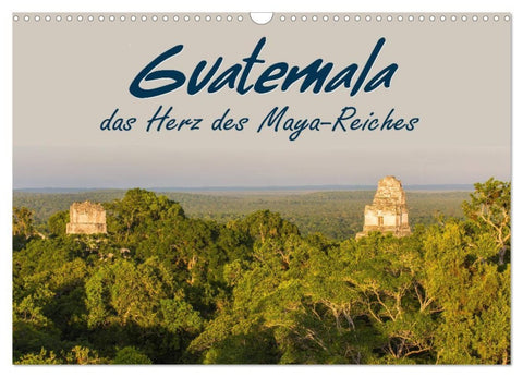 Guatemala - das Herz des Mayareiches (Wandkalender 2027 DIN A3 quer), CALVENDO Monatskalender