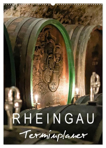 Rheingau Terminplaner (Wandkalender 2027 DIN A2 hoch), CALVENDO Monatskalender