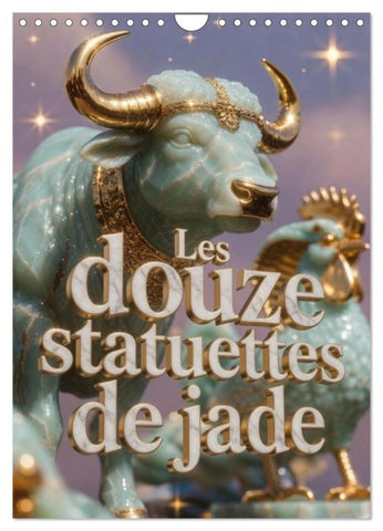 Les douze statuettes de jade (Calendrier mural 2027 DIN A4 horizontal), CALVENDO calendrier mensuel