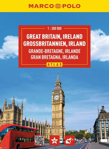 MARCO POLO Reiseatlas Großbritannien, Irland 1:300.000