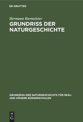 Grundriss der Naturgeschichte