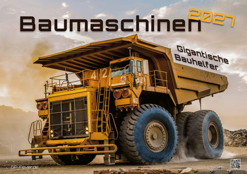 Baumaschinen - gigantische Bauhelfer - 2027 - Kalender DIN A2