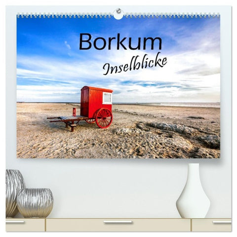 Borkum - Inselblicke (hochwertiger Premium Wandkalender 2027 DIN A2 quer), Kunstdruck in Hochglanz