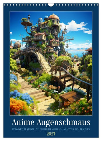 Anime Augenschmaus (Wandkalender 2027 DIN A3 hoch), CALVENDO Monatskalender