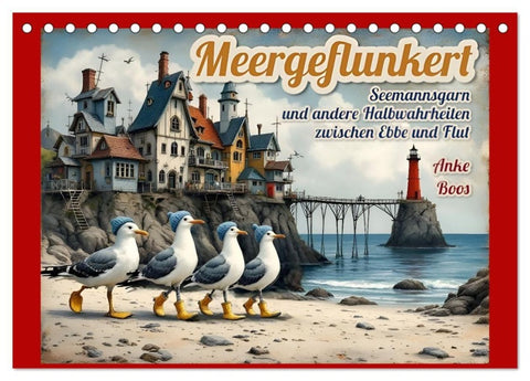 Meergeflunkert (Tischkalender 2027 DIN A5 quer), CALVENDO Monatskalender