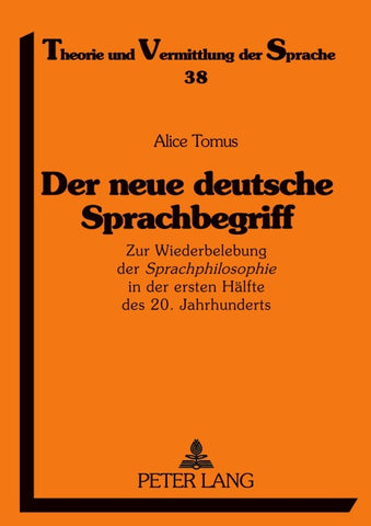 Der neue deutsche Sprachbegriff