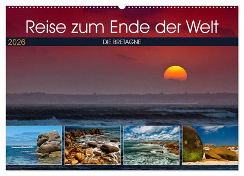 Die Bretagne - Eine Reise zum Ende der Welt (Wandkalender 2026 DIN A2 quer), CALVENDO Monatskalender