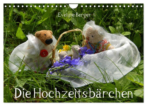 Die Hochzeitsbärchen (Wandkalender 2027 DIN A4 quer), CALVENDO Monatskalender