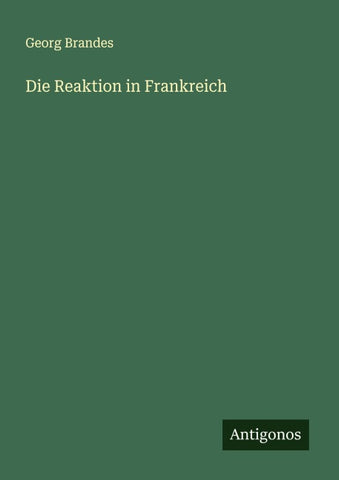 Die Reaktion in Frankreich