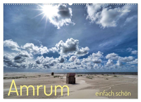 Amrum einfach schön (Wandkalender 2027 DIN A2 quer), CALVENDO Monatskalender