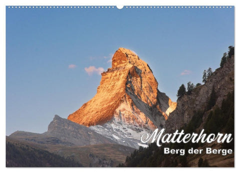Matterhorn - Berg der Berge (Wandkalender 2027 DIN A2 quer), CALVENDO Monatskalender