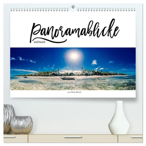 Panoramablicke weltweit (hochwertiger Premium Wandkalender 2027 DIN A2 quer), Kunstdruck in Hochglanz