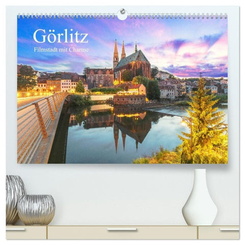 Görlitz - Fimstadt mit Charme (hochwertiger Premium Wandkalender 2027 DIN A2 quer), Kunstdruck in Hochglanz