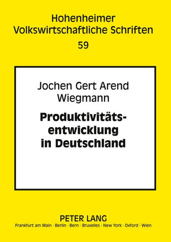 Produktivitaetsentwicklung in Deutschland