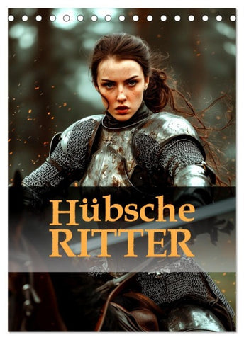 Hübsche Ritter (Tischkalender 2027 DIN A5 hoch), CALVENDO Monatskalender