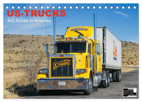 US-Trucks - Auf Achse in Amerika (Tischkalender 2026 DIN A5 quer), CALVENDO Monatskalender