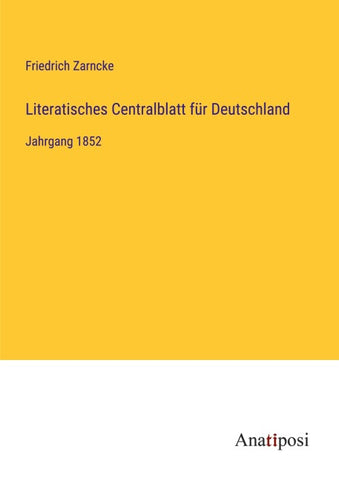 Literatisches Centralblatt für Deutschland