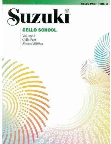 Suzuki Cello School Cello Part, Volume 3 (Revised)