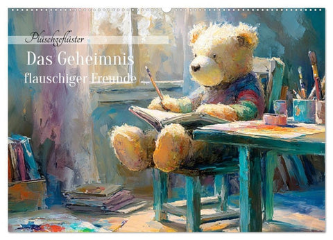 Das geheime Leben flauschiger Freunde (Wandkalender 2027 DIN A2 quer), CALVENDO Monatskalender