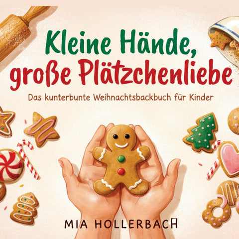 Kleine Hände, große Plätzchenliebe: Das kunterbunte Weihnachtsbackbuch für Kinder