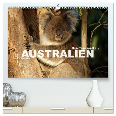 Die Tierwelt in Australien (hochwertiger Premium Wandkalender 2026 DIN A2 quer), Kunstdruck in Hochglanz