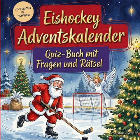 Eishockey-Adventskalender: Quiz-Buch mit Fragen und Rätsel
