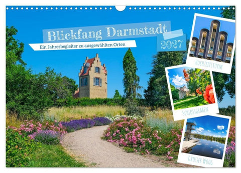Blickfang Darmstadt! (Wandkalender 2027 DIN A3 quer), CALVENDO Monatskalender