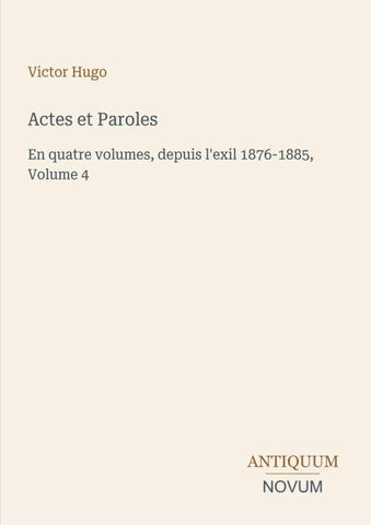 Actes et Paroles