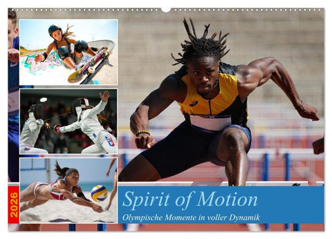 Spirit of Motion (Wandkalender 2026 DIN A2 quer), CALVENDO Monatskalender