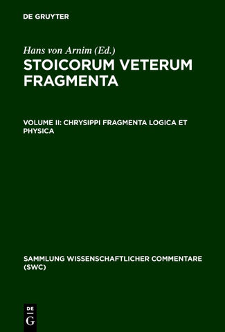 Chrysippi fragmenta logica et physica