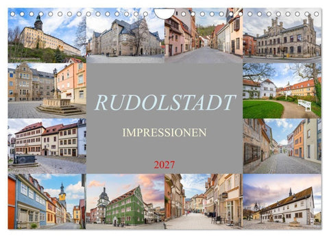 Rudolstadt Impressionen (Wandkalender 2027 DIN A4 quer), CALVENDO Monatskalender