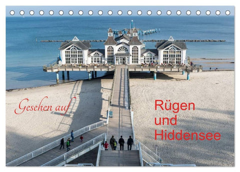 Gesehen auf - Rügen und Hiddensee (Tischkalender 2026 DIN A5 quer), CALVENDO Monatskalender