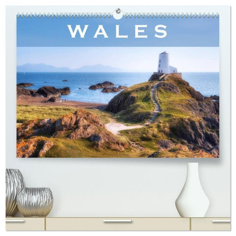 Wales (hochwertiger Premium Wandkalender 2027 DIN A2 quer), Kunstdruck in Hochglanz