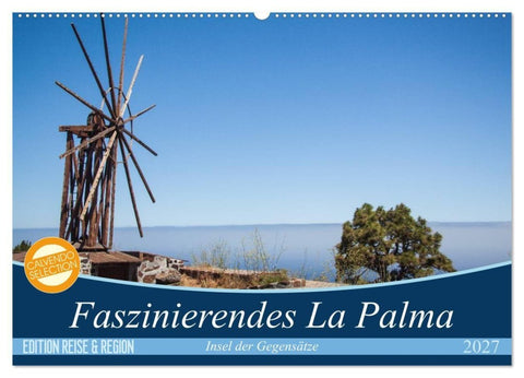 Faszinierendes La Palma (Wandkalender 2027 DIN A2 quer), CALVENDO Monatskalender