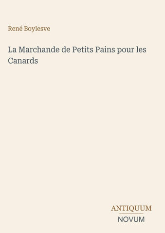 La Marchande de Petits Pains pour les Canards