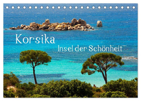 Korsika Insel der Schönheit (Tischkalender 2026 DIN A5 quer), CALVENDO Monatskalender