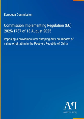 Commission Implementing Regulation (EU) 2025/1737 of 13 August 2025