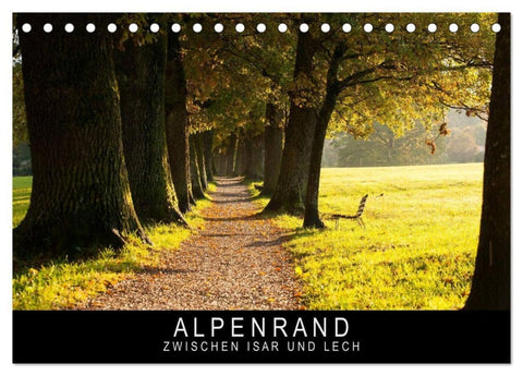 Alpenrand zwischen Isar und Lech (Tischkalender 2027 DIN A5 quer), CALVENDO Monatskalender