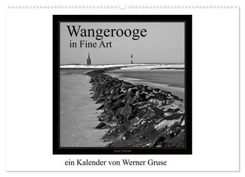 Wangerooge in Fine Art (Wandkalender 2027 DIN A2 quer), CALVENDO Monatskalender