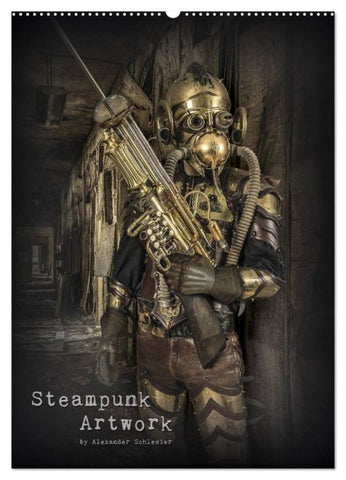 Steampunk Artwork (Wandkalender 2027 DIN A2 hoch), CALVENDO Monatskalender
