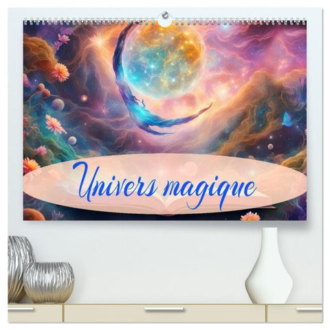 Univers magique  (Calendrier mural 2026 DIN A2 vertical) calendrier de bureau