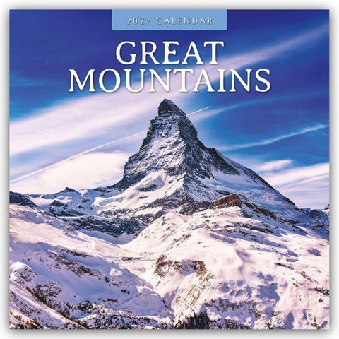 Great Mountains – Die höchsten Berge 2027 – 16-Monatskalender