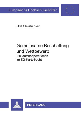 Gemeinsame Beschaffung und Wettbewerb