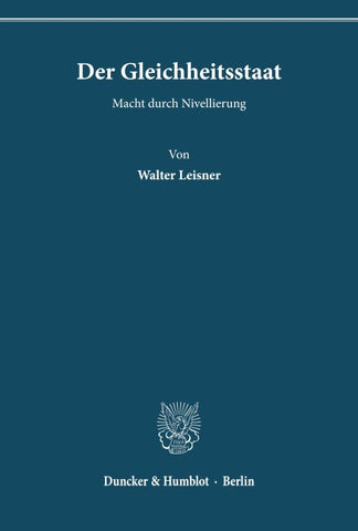 Der Gleichheitsstaat.