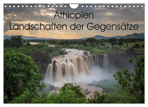 Äthiopien Landschaften der Gegensätze (Wandkalender 2027 DIN A4 quer), CALVENDO Monatskalender